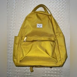 Yellow Herschel Backpack/book bag Large